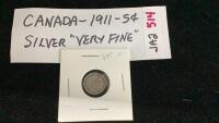 CANADA 1911 5 CENTS SILVER PIECE