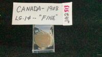 CANADA 1908 LARGE PENNY