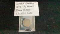 UPPER CANADA 1857 1/2 PENNY