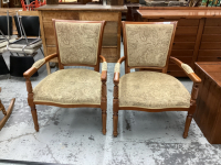 A PAIR OF OCCASSIONAL CHAIRS