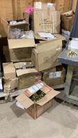 PALLET OF LARGE AMOUNT OF ALL OCCASION TROPHY ITEMS - (APPROX 17) BOXES W/ BASES, RESIN HOCKEY, MENS BOWLING, ETC