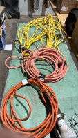 Trouble light two extension cords