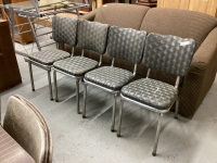 VINTAGE CHROME KITCHEN CHAIRS