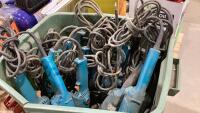 TUB OF MAKITA ANGLE GRINDERS FOR PARTS