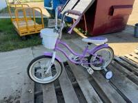 Little girls bicycle