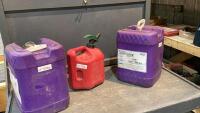(3) EMPTY CONTAINERS