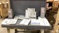 (3) BOXES W/ FORD NEW HOLLAND TRACTOR REPAIR MANUALS & TIME SERVICE MANUALS