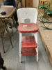 VINTAGE METAL STEP CHAIR