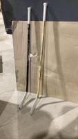 (2) YOUTH RIGHT HANDED HOCKEY STICKS