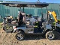 Four seat electric golf cart