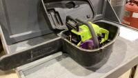 POULAN GAS CHAINSAW IN CASE