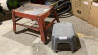 (2) SMALL STEP STOOLS