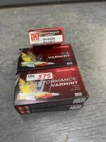 100 live rounds Hornady 204 Ruger PAL REQUIRED FOR PURCHASE