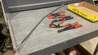 FLAT W/MAGNETIC FINGER PICK-UP TOOL, BLUE POINT OFF SET SPARK PLUG WIRE PULLERS, BLUE POINT HOSE CLAMP PLIERS, SNAP=ON NEEDLE NOSE, BLUE POINT YA8230 PLIERS, K-D TRIM PLIERS, K-D SPARK PLUG WIRE PLIERS