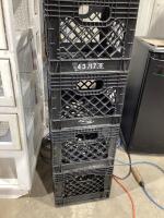 4 MILK CRATES
