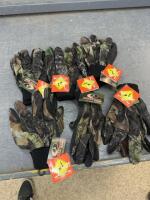 6 Pairs Camo Gloves