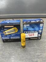 50 live rounds Federal Speed Shok 20gauge PAL REQUIRED FOR PURCHASE