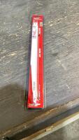 PACK OF 5 MILWAUKEE SAWZALL ALL WOOD BLADES 12&rdquo;