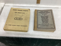 JOHN DEERE PRICE LISTS FROM 1950, AND A 1944 REPAIR CATALOGUE