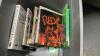 GOOD LIDDED TOTE W/ VARIETY OF BOOKS - - 5