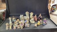 BOX OF COLLECTIBLE FIGURINES