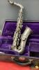 ANTIQUE SAXOPHONE - BY C.C. CONN LTD IN CASE - 2