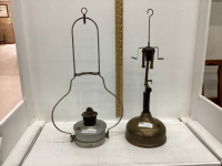 2 PARTIAL GAS LAMPS