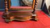 ANTIQUE SMALL DRESSER MIRROR W/ BARLEY TWIST ARMS - 2