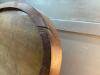 ANTIQUE SMALL DRESSER MIRROR W/ BARLEY TWIST ARMS - 6