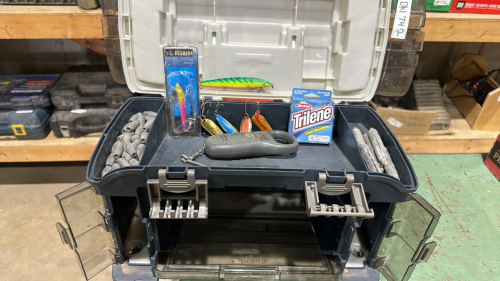 Tackle box and contents