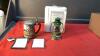 FRANKLIN MINT SMALL TANKARD & THOMAS KINCAID MUSICAL "LANTERN"