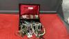 JEWELRY BOX W/ COSTUME JEWELRY