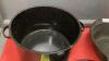 ENAMEL BREAD PAN, CANNER FOR PINT SIZE JARS AND (2) PRESERVES COOKBOOKS - 4