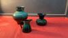 (3) BMP PIECES - (2) VASES & SMALL PITCHER