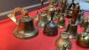COLLECTION OF BRASS BELLS - 3