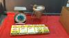 CANNERS BOX - PELOUZE KITCHEN SCALE, FOOD SIEVE W/ PESTLE, (10) BOXES KERR SNAP LIDS