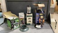 PROPANE LANTERNS AND SOLAR GARDEN DECOR