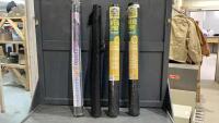 (4) ROLLS OF LANDSCAPE FABRIC