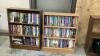 (2) SMALL SHELVES W/ DVD'S