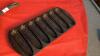 (3) CAST IRON PANS - CORN BREAD PAN, SMALL OVAL FRYPAN, ROUND PAN - 2