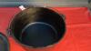 3-LEGGED CAST IRON POT W/ LID & HANDLE - 3