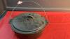 CAST IRON POT W/ LID & HANDLE - 2