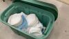 LARGE "FOLEY" BONE CHINA DISH SET - "ALEXANDER". COMES WITH TOTE & STORAGE UNITS - 8