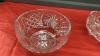 (2) PINWHEEL CRYSTAL BOWLS - 2