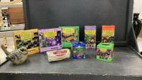 (8) BOXES OF INSTANT FLOWER GARDEN AND RESIN BIRD