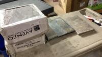 (2) FULL BOXES + SOME CUT PIECES OF 12&rdquo;X12&rdquo; CALIFORNIA GOLD SLATE