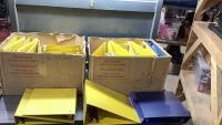 (2) BOXES OF BINDERS