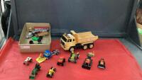 VINTAGE DINKY TOYS & PLASTIC TRUCK