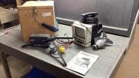 FISH TV FISH FINDER 12V IN NICE WOOD CASE