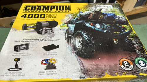 Champion 4000 winch